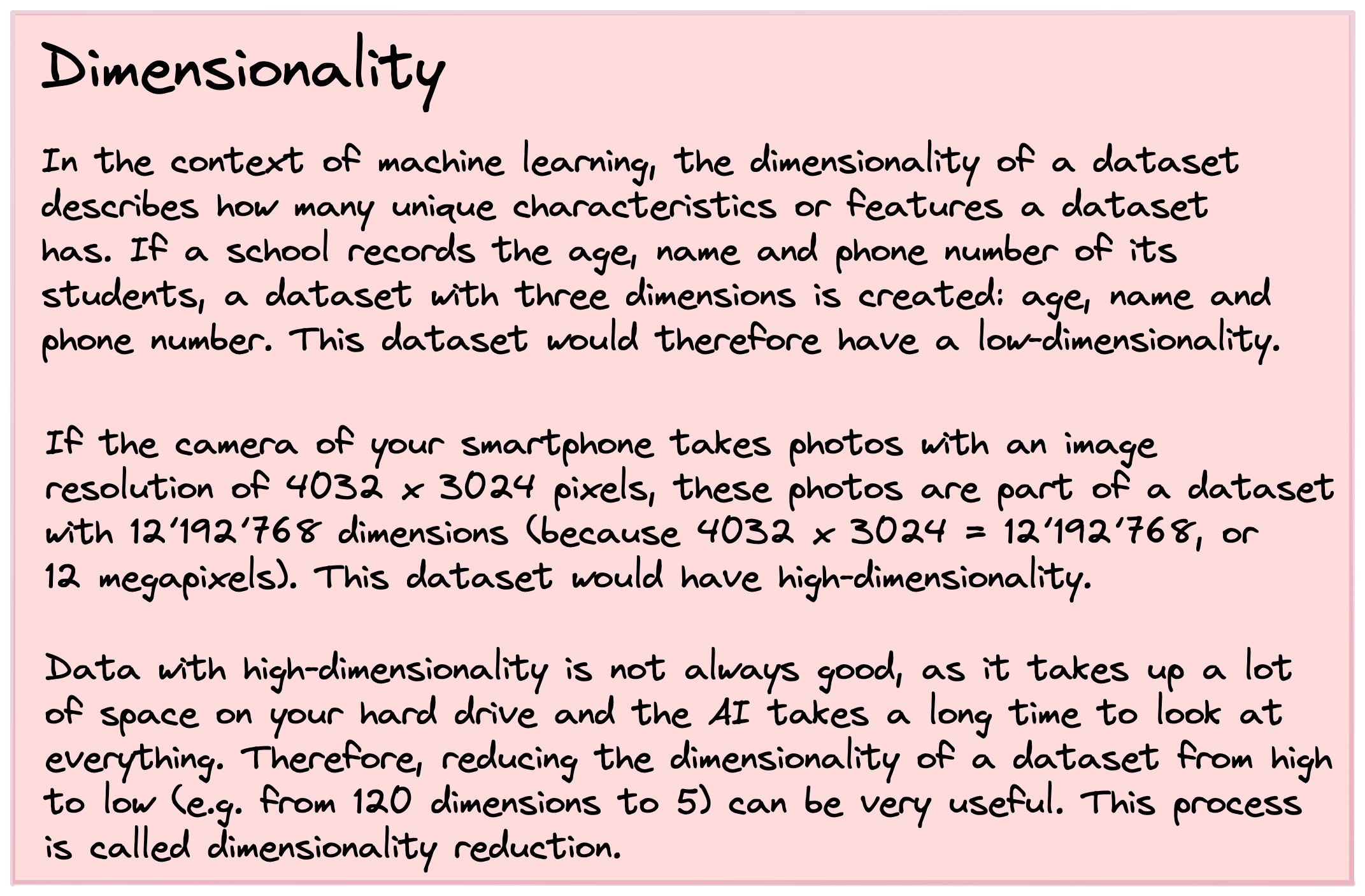 dimensionality